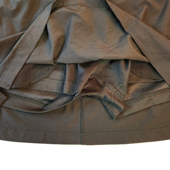 Quince Womens Skort Size Large Black Performance Tech Athletic Skirt Zip Pockets - Picture 3 of 16